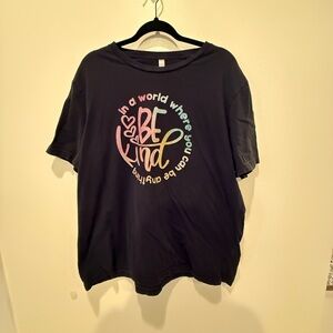 Be Kind Graphic Tee - Black